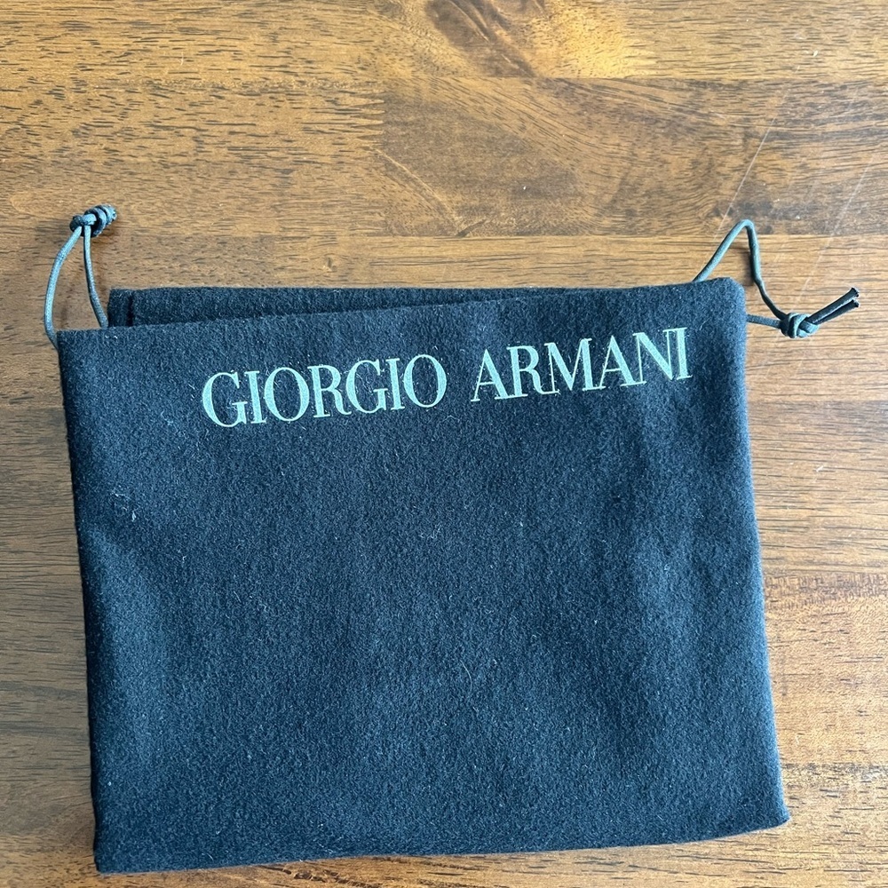 Giorgio Armani Designer Dust Bag with Drawstring Closure – 27x23” XL Black - Picture 6 of 6